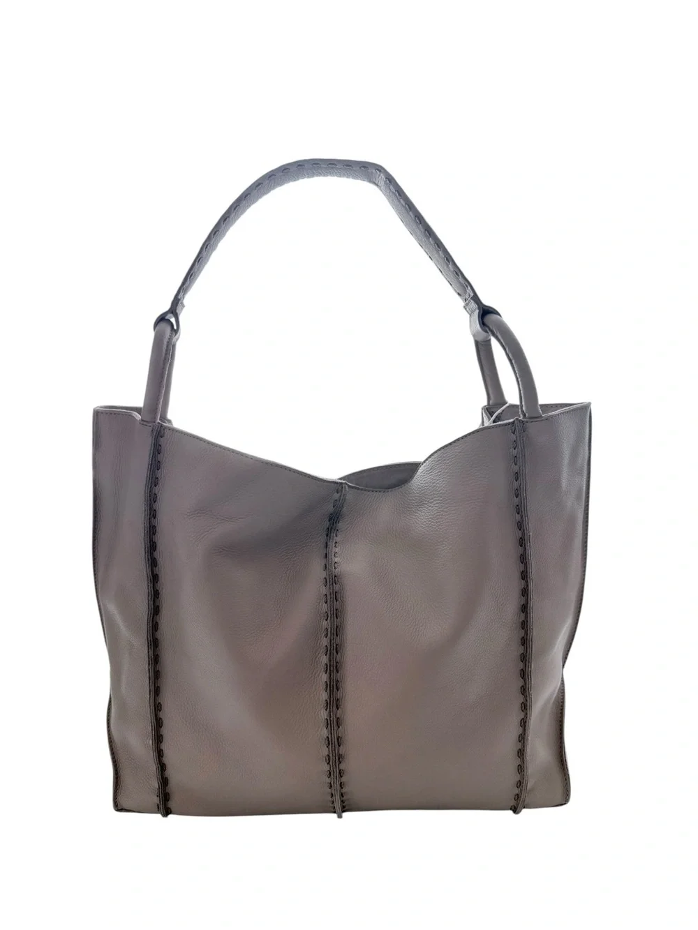The Sak Los Feliz Large Leather Tote Sand NWT